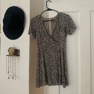 Pull&Bear Cheetah Print Mini Dress